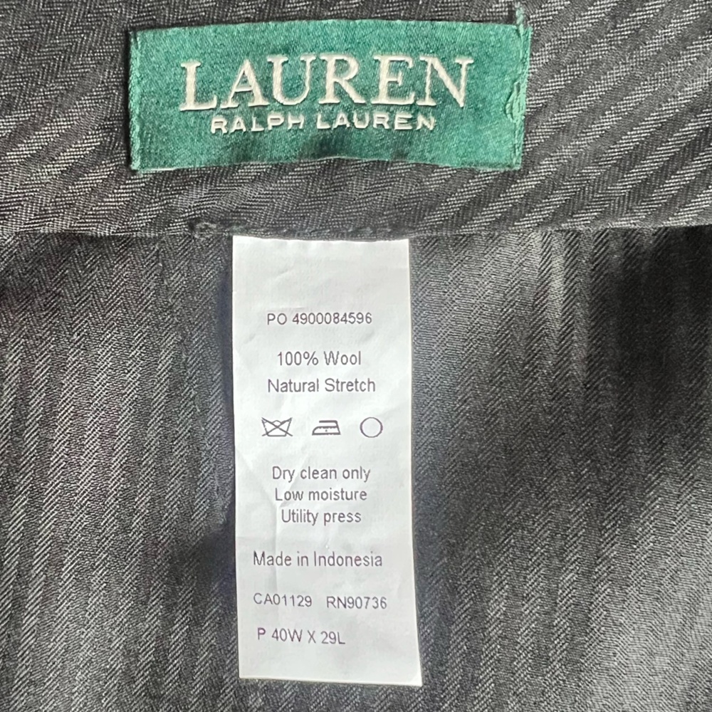 Ralph Lauren Gray Single-Breasted Men’s  Suit - Picture 3 of 16